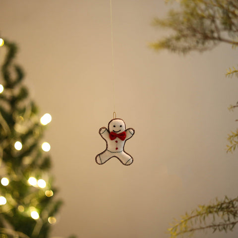 Shop Doll - Handmade Threadwork Stuffed Christmas Ornament