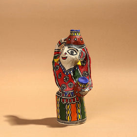 Buy Doll - Madhubani Handpainted Paper Mache Home Decor Item Online l iTokri.com