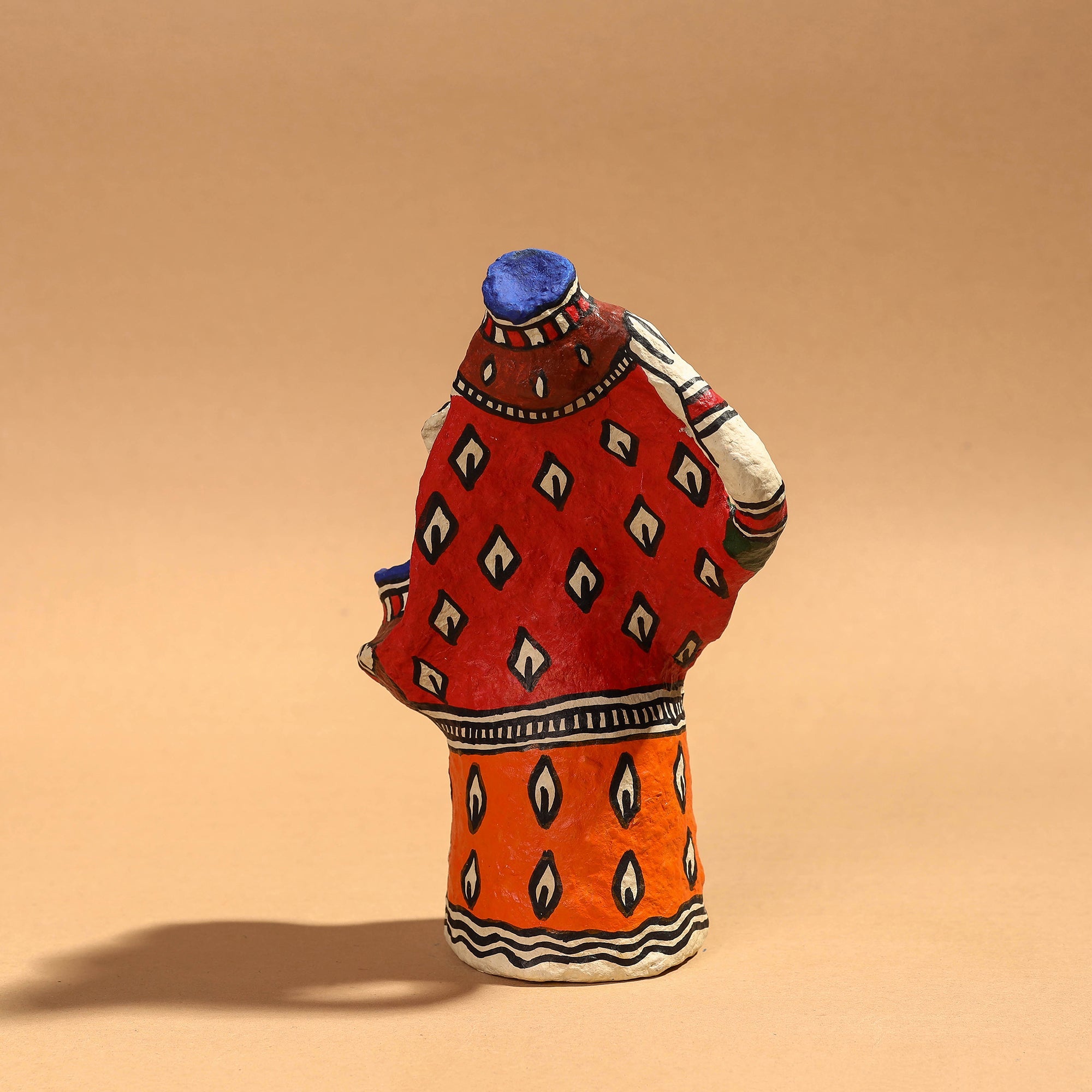 Hand Painted Paper Mache Decor 