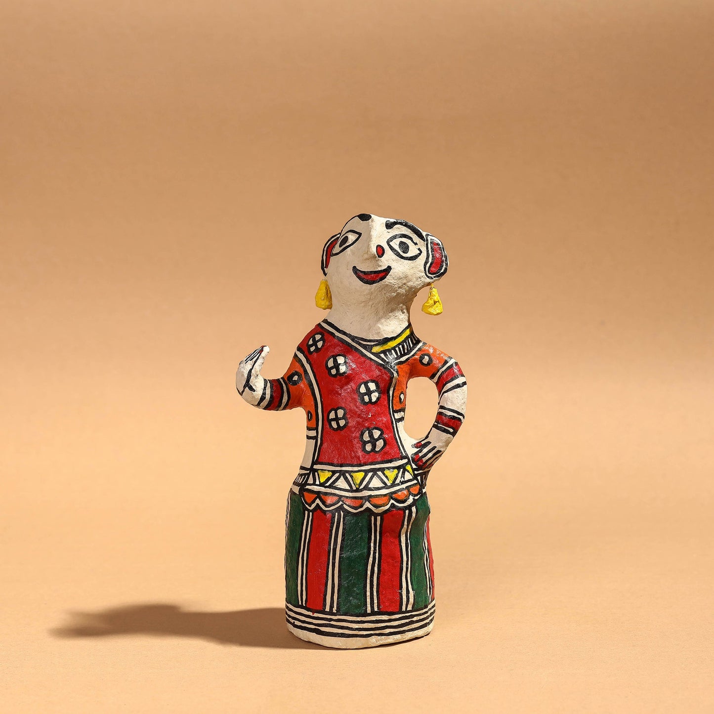 Hand Painted Paper Mache Decor 