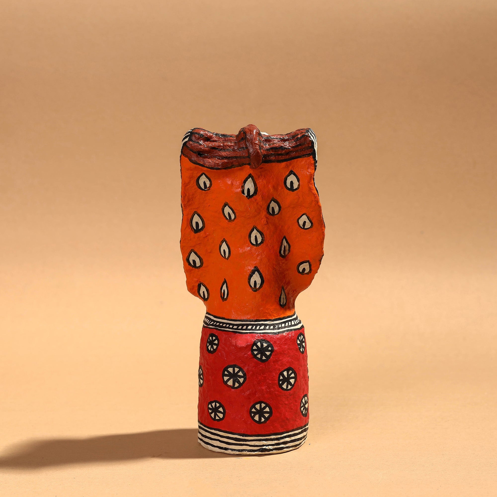 Buy Doll - Madhubani Handpainted Paper Mache Home Decor Item Online l iTokri.com