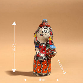 Buy Doll - Madhubani Handpainted Paper Mache Home Decor Item Online l iTokri.com