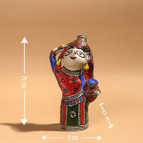 Buy Doll - Madhubani Handpainted Paper Mache Home Decor Item Online l iTokri.com
