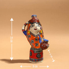 Buy Doll - Madhubani Handpainted Paper Mache Home Decor Item Online l iTokri.com