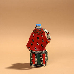 Doll - Madhubani Handpainted Paper Mache Home Decor Item