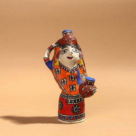 Buy Doll - Madhubani Handpainted Paper Mache Home Decor Item Online l iTokri.com