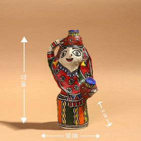 Buy Doll - Madhubani Handpainted Paper Mache Home Decor Item Online l iTokri.com