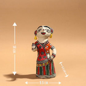 Buy Doll - Madhubani Handpainted Paper Mache Home Decor Item Online l iTokri.com