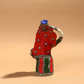 Doll - Madhubani Handpainted Paper Mache Home Decor Item 
