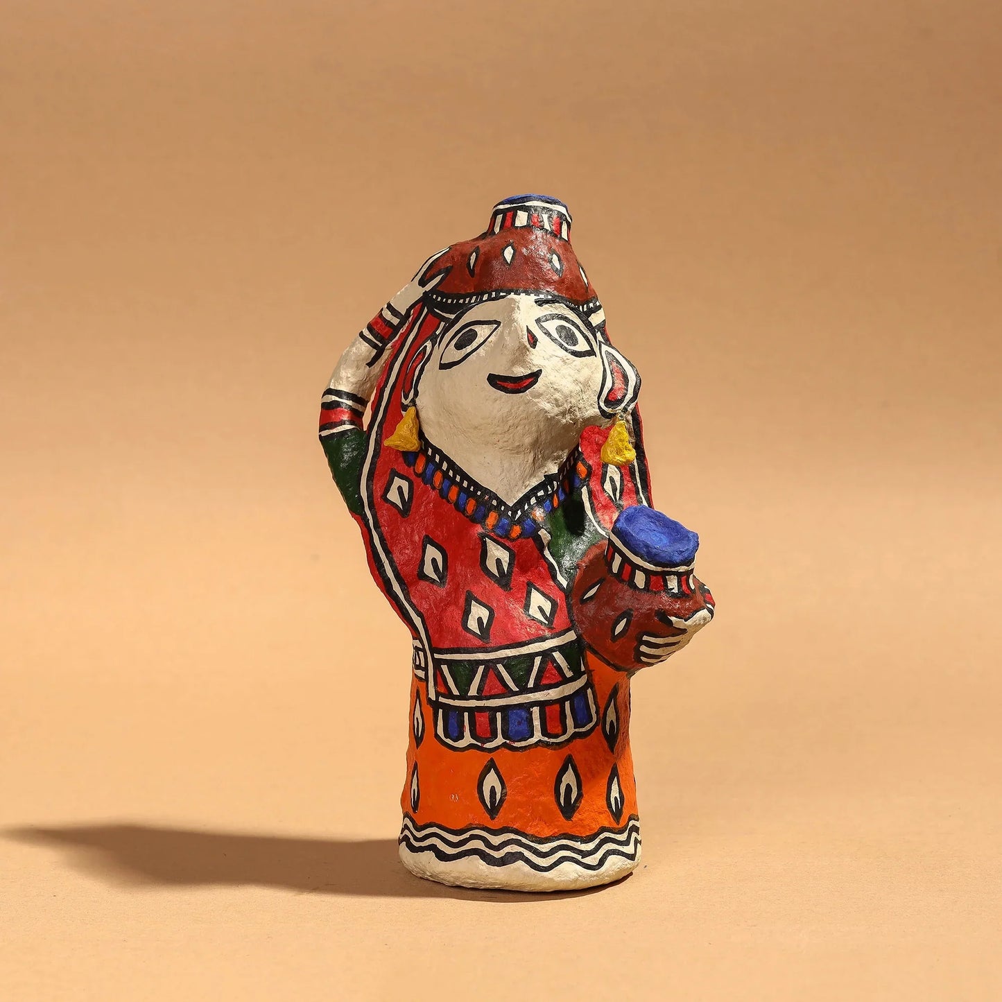 Hand Painted Paper Mache Decor 