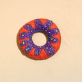 Donut - Handcrafted Embroidered Felt & Beadwork Paperweight 