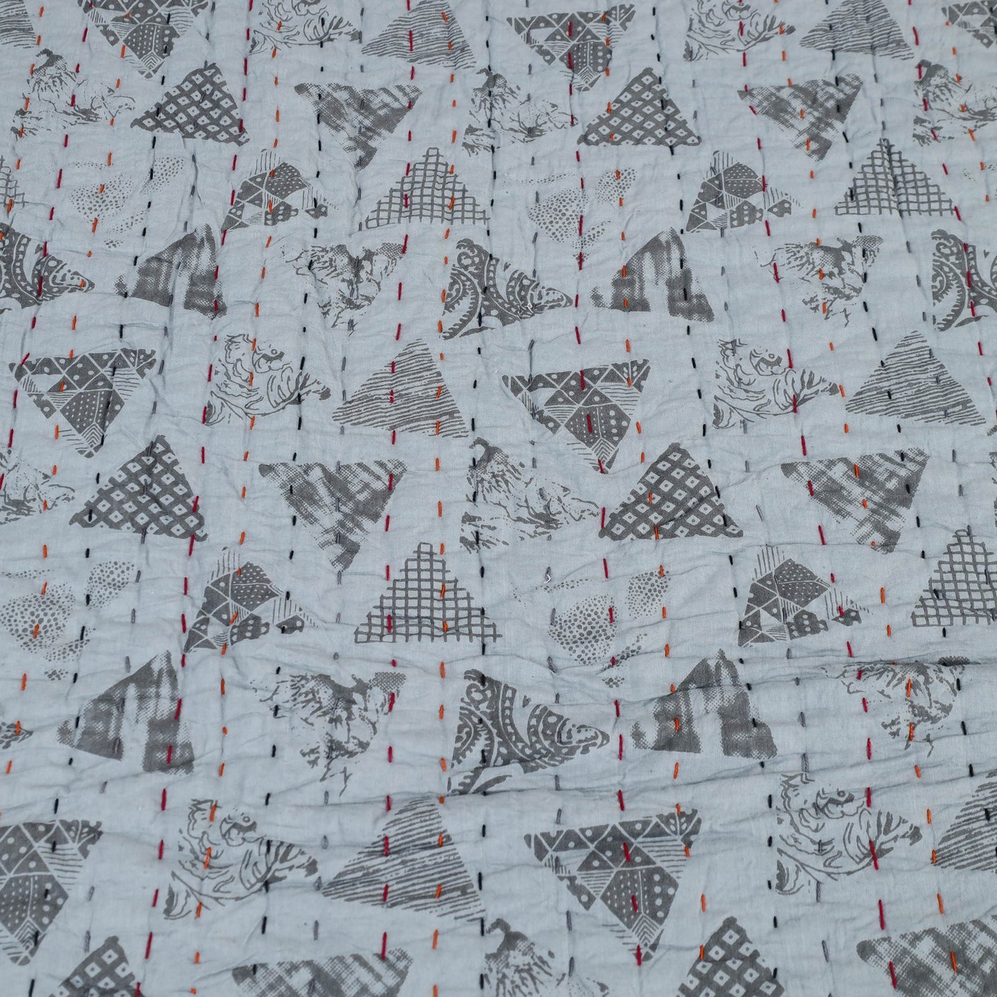  Double - Tagai Work Plain Cotton Quilt