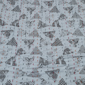  Double - Tagai Work Plain Cotton Quilt