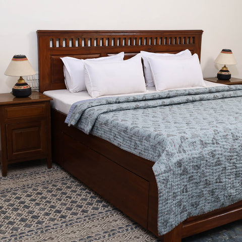  Double - Tagai Work Plain Cotton Quilt