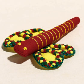  Crocodile - Handmade Stuffed Toy by Dastkar Ranthambhore 