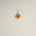 Dragonfly - handpainted clay art keychain 21 - handcrafted