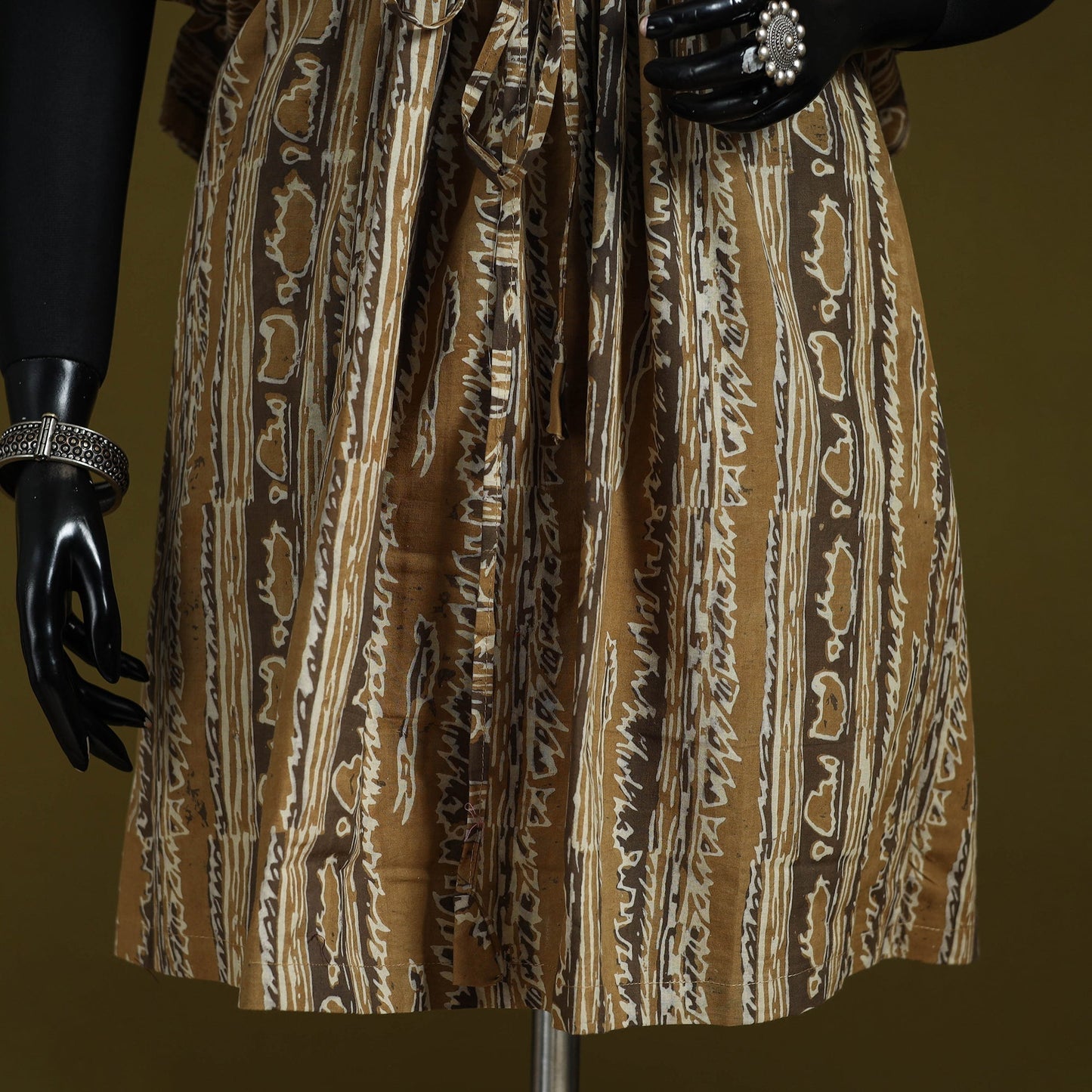 Natural dyed hand akola cotton medium kaftan 75