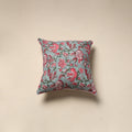 Cotton sanganeri cushion cover 147 - handcrafted