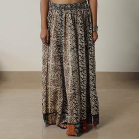  Bagru Block Printed 24 Kali Patchwork Cotton Long Skirt 13 