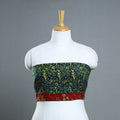 Blue - cotton pipad blouse piece 124 - handcrafted