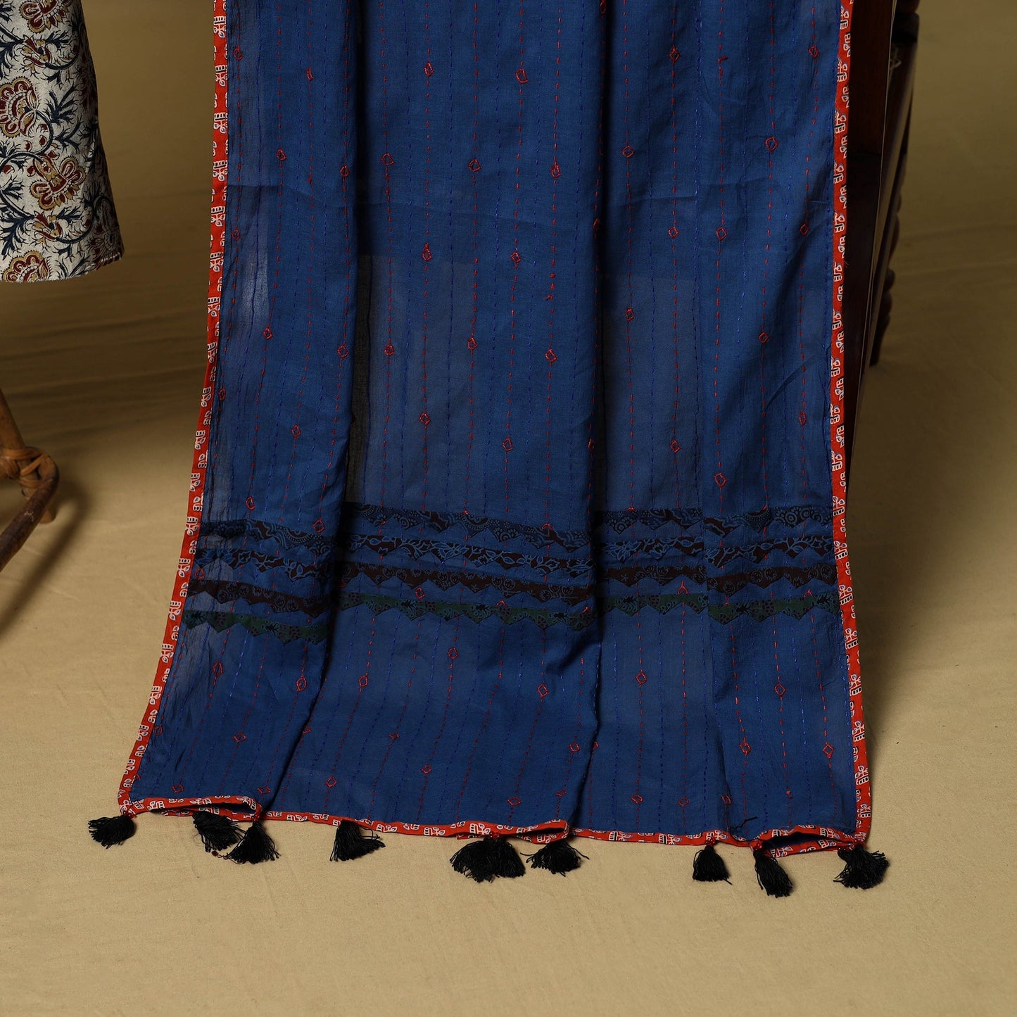 2pc pedana cotton unstitched kalamkari dress material