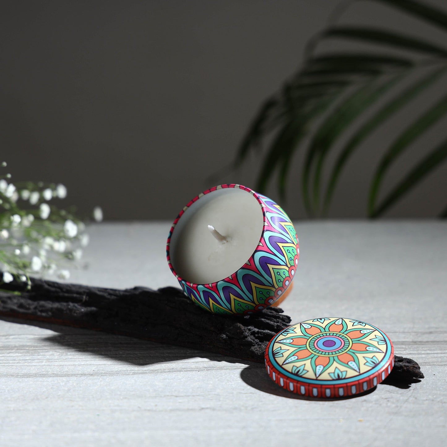 Eco-friendly premium tin coconut soy candle (big) 40