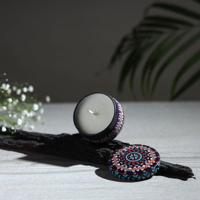 Eco-friendly premium tin coconut soy candle (small) 41