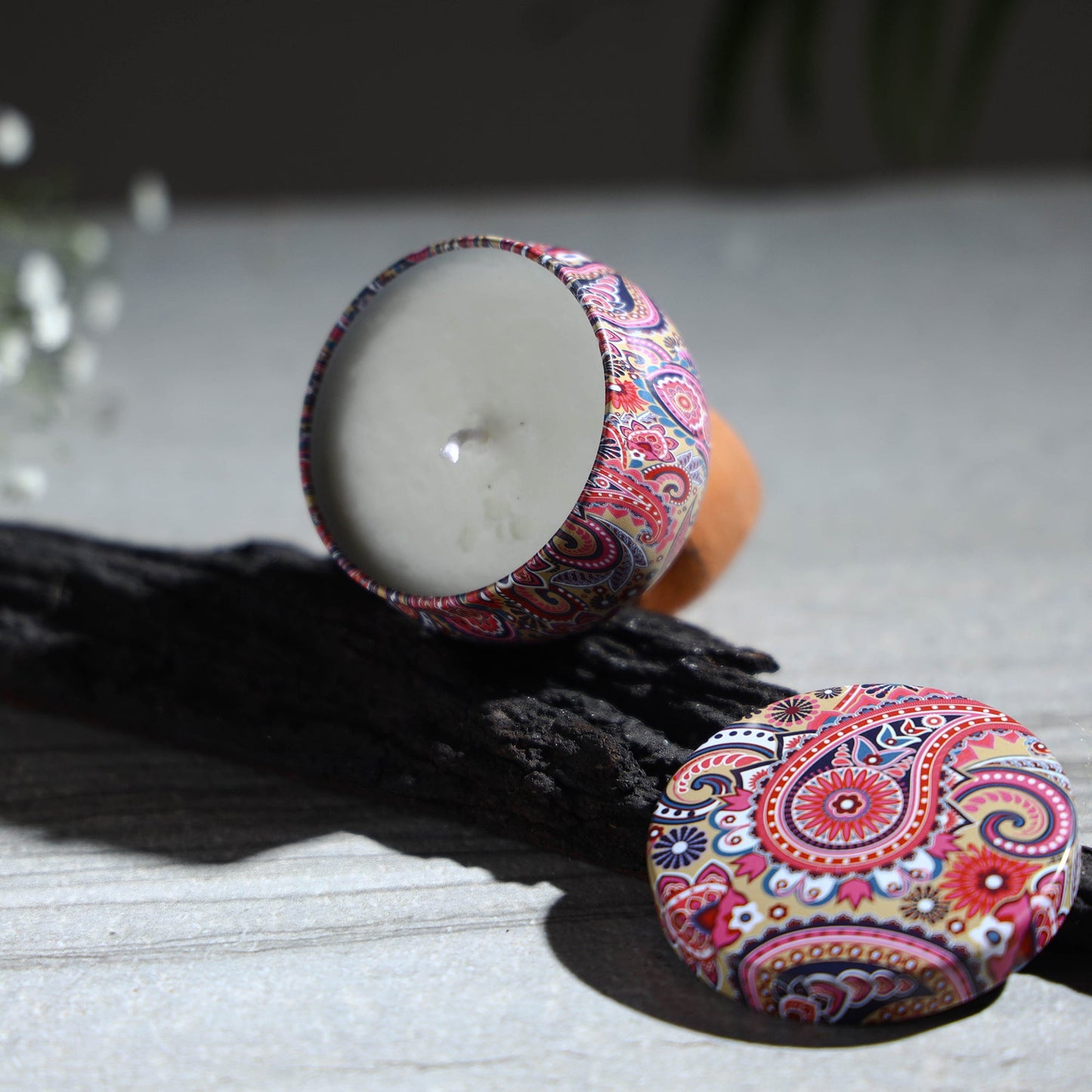 Eco-friendly premium tin coconut soy candle (small) 43