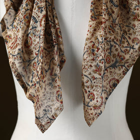 Kalamkari chanderi silk pendant necklace scarf 11