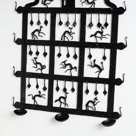 Deer - Bastar Tribal Wrought Iron Diya / Candle Stand Online in India 