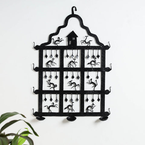 Deer - Bastar Tribal Wrought Iron Diya / Candle Stand Online in India 