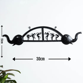 Elephant - Bastar Tribal Wrought Iron Wall Hanging Online in India 