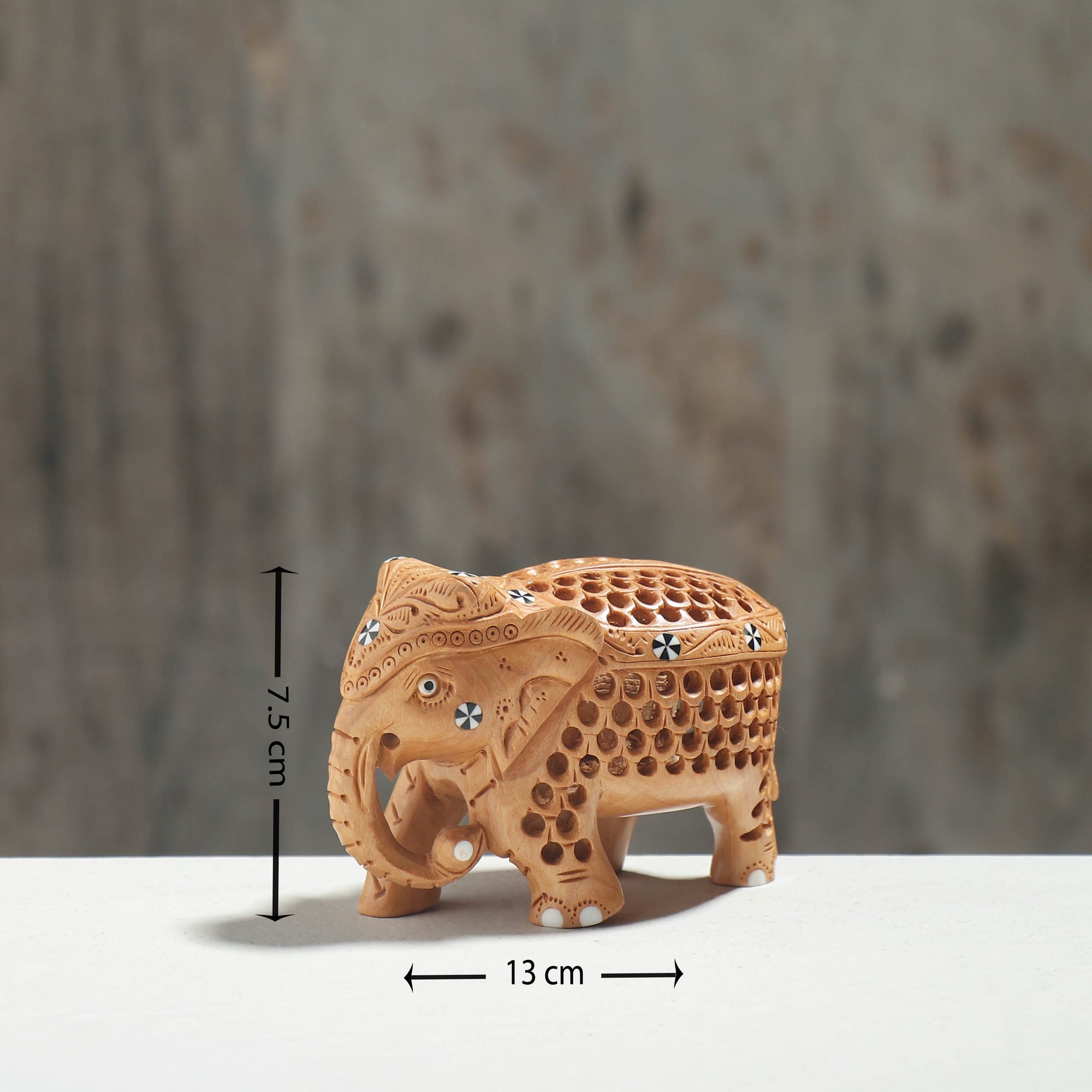 elephant wood sculpture