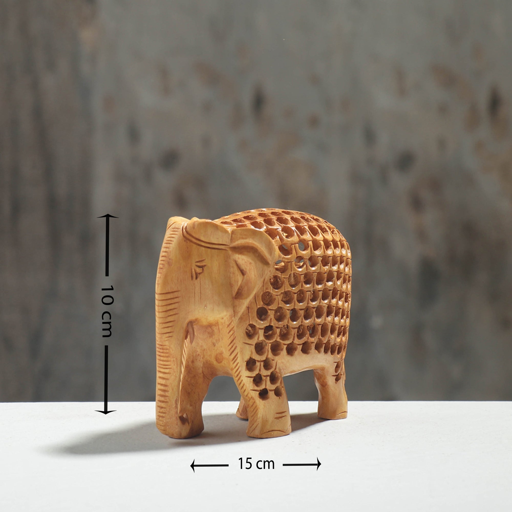 elephant wood sculpture