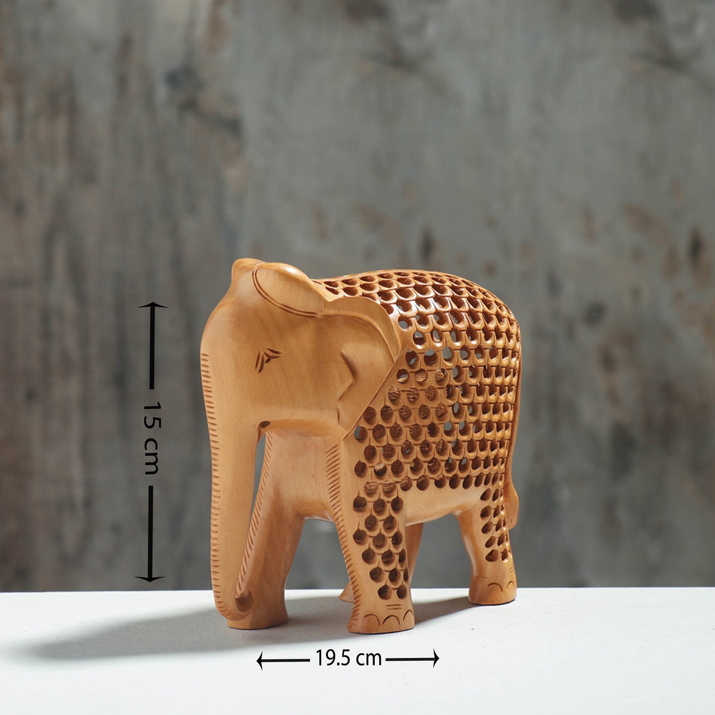 Elephant Wood Sculpture