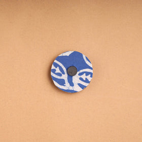  Elephant - Handmade Fabart Wooden Magnet 