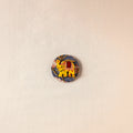  Elephant - Handmade Fabart Wooden Magnet 