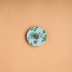  Elephant - Handmade Fabart Wooden Magnet 