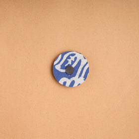  Elephant - Handmade Fabart Wooden Magnet 