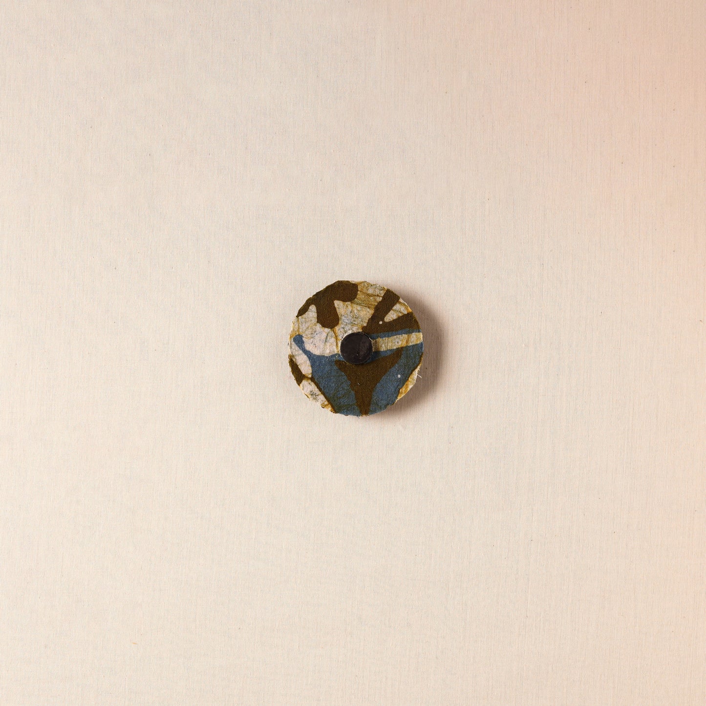  Elephant - Handmade Fabart Wooden Magnet 