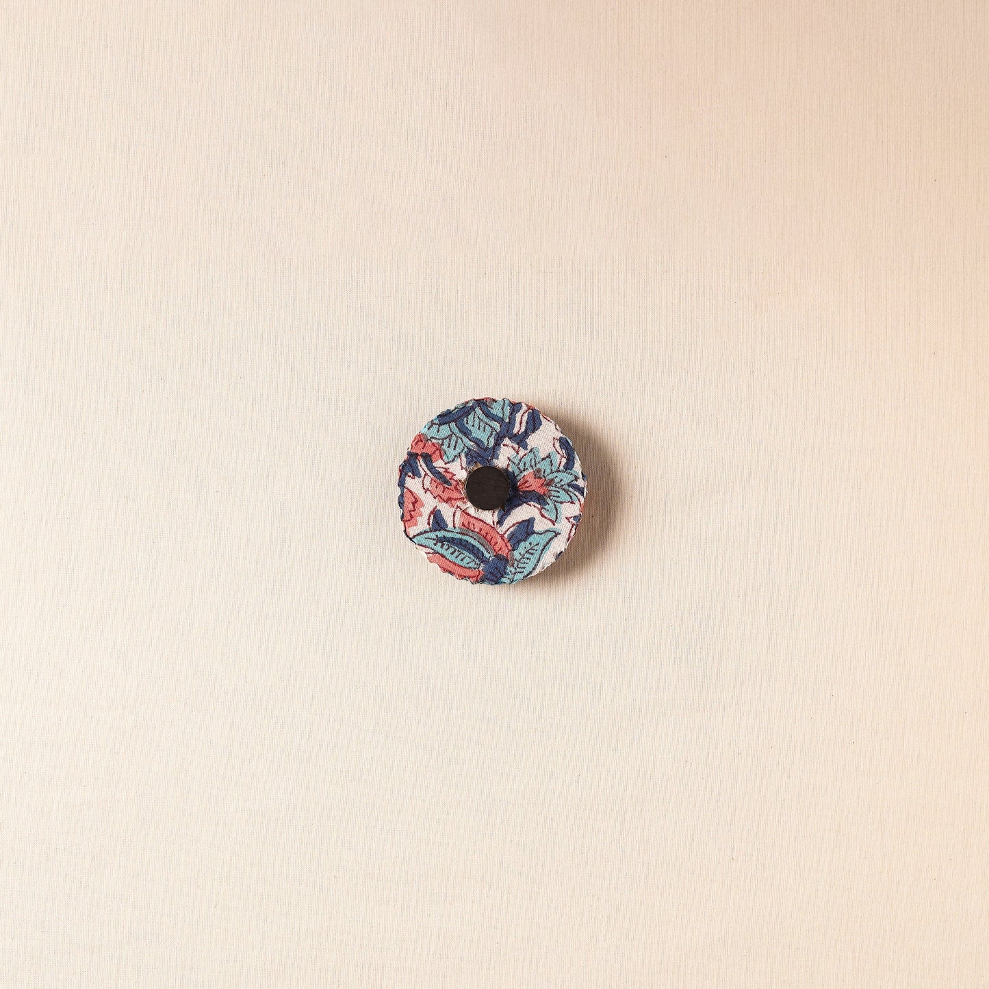  Elephant - Handmade Fabart Wooden Magnet 