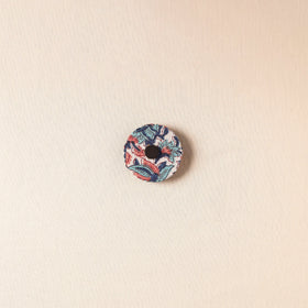  Elephant - Handmade Fabart Wooden Magnet 