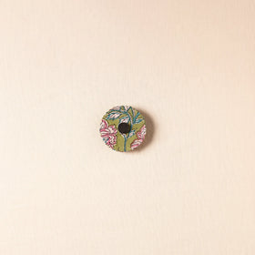  Elephant - Handmade Fabart Wooden Magnet 