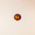  Elephant - Handmade Fabart Wooden Magnet 