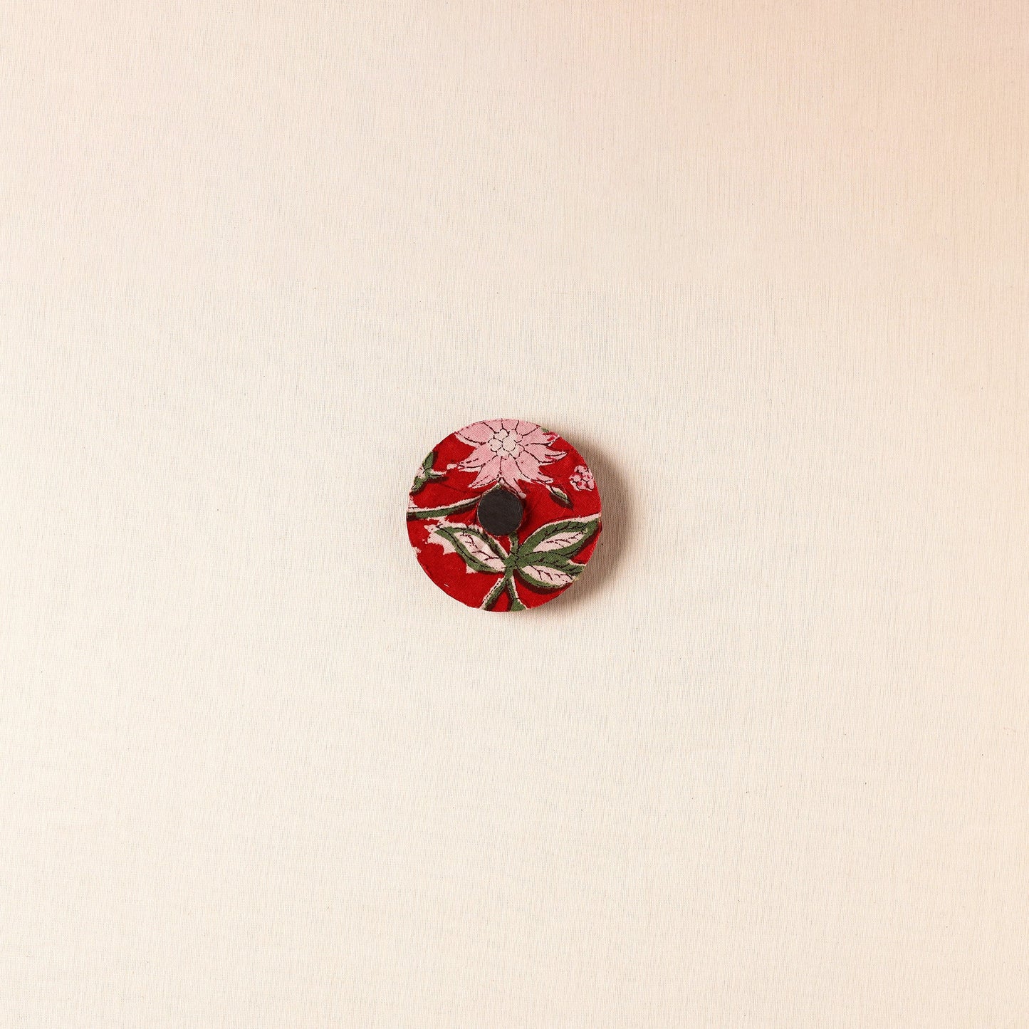  Elephant - Handmade Fabart Wooden Magnet 