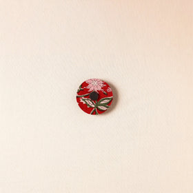  Elephant - Handmade Fabart Wooden Magnet 