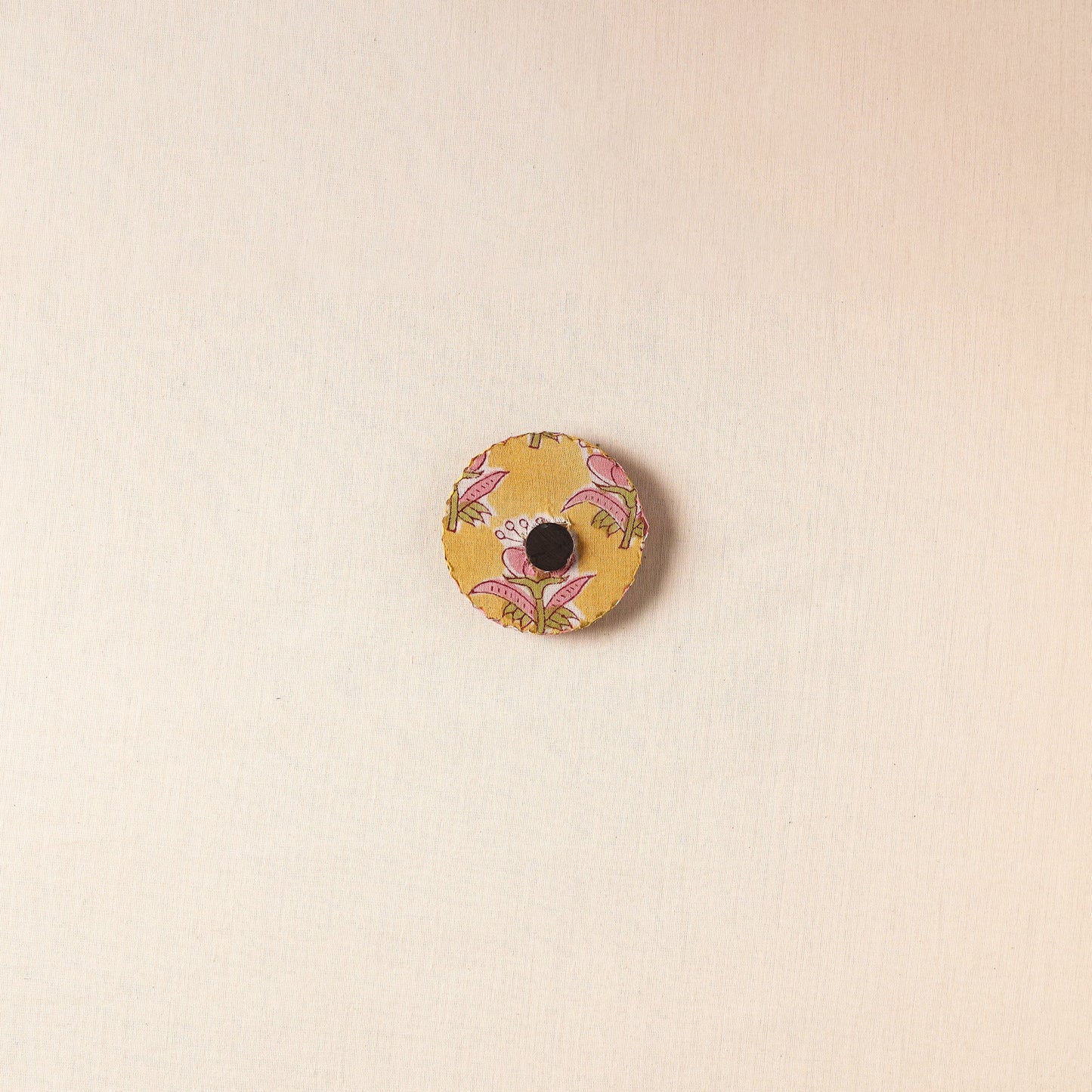  Elephant - Handmade Fabart Wooden Magnet 