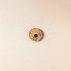  Elephant - Handmade Fabart Wooden Magnet 