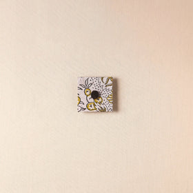  Elephant - Handmade Fabart Wooden Magnet 