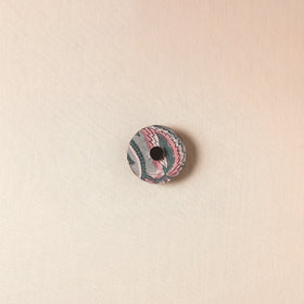  Elephant - Handmade Fabart Wooden Magnet 